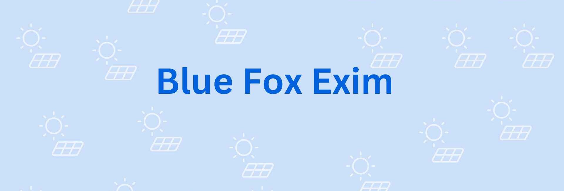 Blue Fox Exim - Solar Power in Faridabad